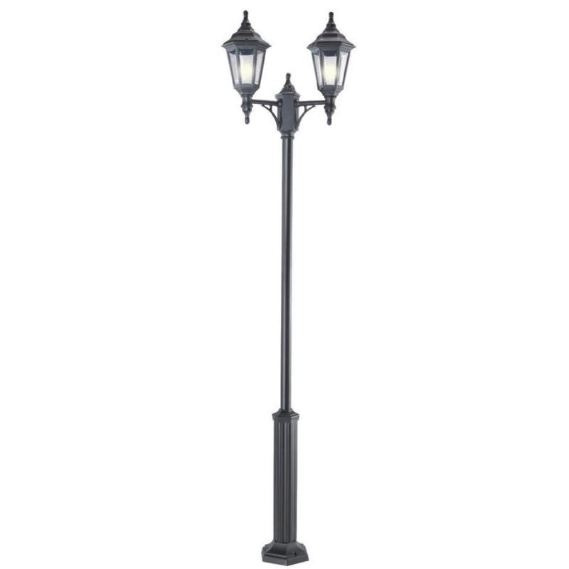 URANO LAMPIONE CON DUE LANTERNE IN POLIMERO DI COLORE NERO BIANCO O VERDE Framon Augenti - Cristalensi Shop Online