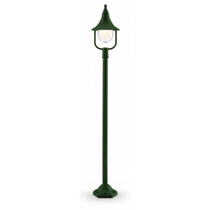 VENERE LAMPADA DA TERRA PER ESTERNO H193 CM IN POLIMERO NERO VERDE O BIANCO Framon Augenti - Cristalensi Shop Online