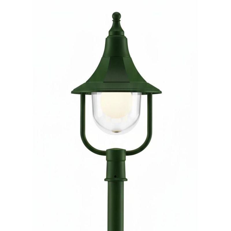 VENERE LAMPADA DA TERRA PER ESTERNO H193 CM IN POLIMERO NERO VERDE O BIANCO Framon Augenti - Cristalensi Shop Online