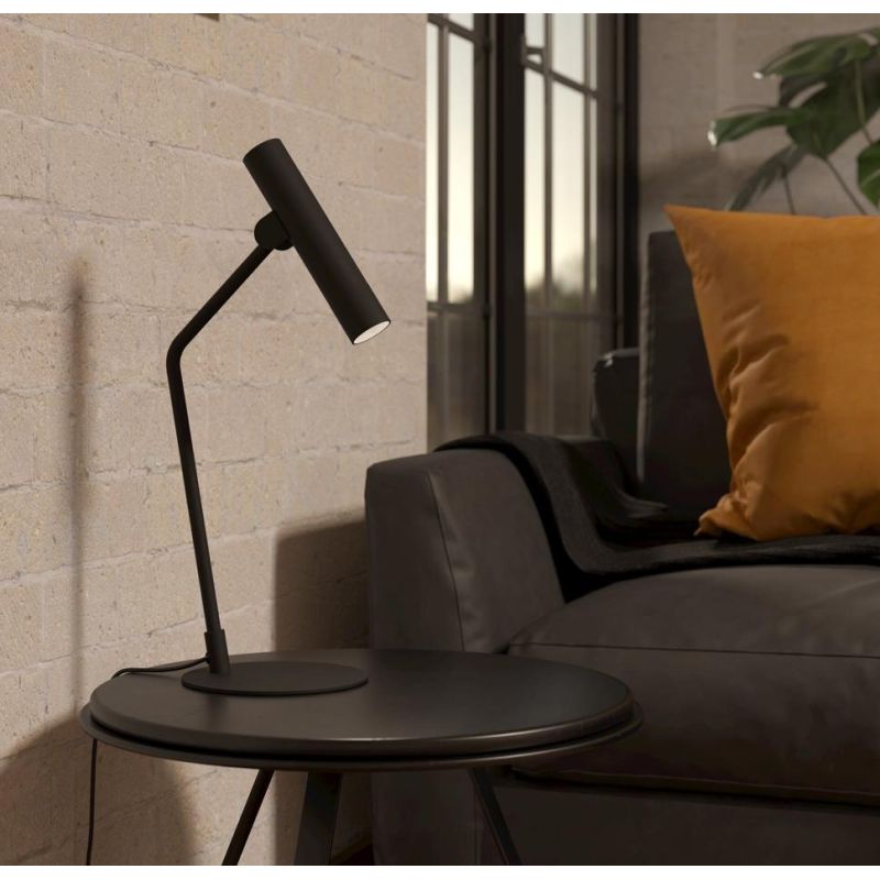 ALMUDAINA LAMPADA DA TAVOLO ORIENTABILE H49 CM LED 5W LUCE 3000K IN METALLO NERO MODERNA