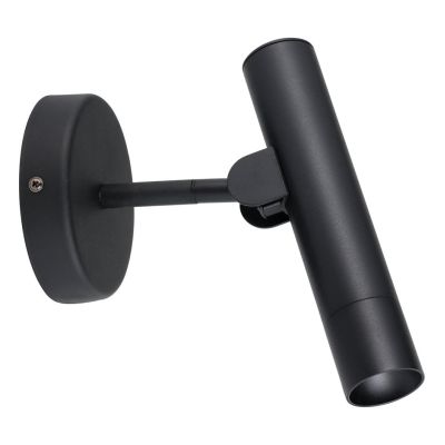 ALMUDAINA APPLIQUE DA PARETE ORIENTABILE COLORE NERO LED 5W LUCE 3000K DESIGN MODERNO
