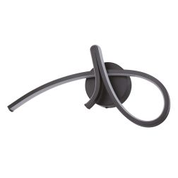 CARDONCITO LAMPADA DA PARETE NERA LED 12W LUCE CCT 2700-4000-6500K DESIGN MODERNO 2