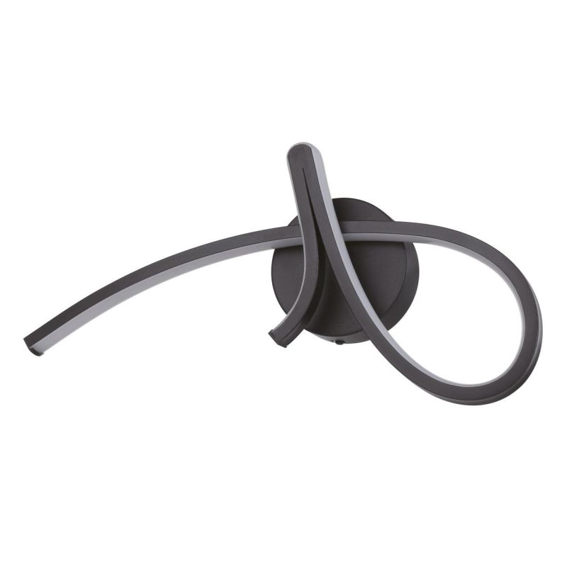 CARDONCITO LAMPADA DA PARETE NERA LED 12W LUCE CCT 2700-4000-6500K DESIGN MODERNO