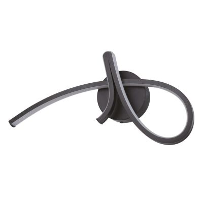 CARDONCITO LAMPADA DA PARETE NERA LED 12W LUCE CCT 2700-4000-6500K DESIGN MODERNO