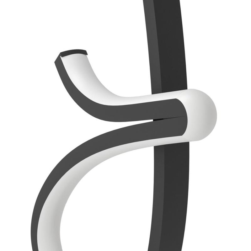 CARDONCITO LAMPADA DA TAVOLO NERA LED 12W LUCE CCT 2700-4000-6500K DESIGN MODERNO