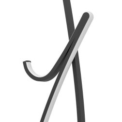 CARDONCITO LAMPADA DA TERRA H130 CM NERA LED 20W LUCE CCT 2700-4000-6500K DESIGN MODERNO 2