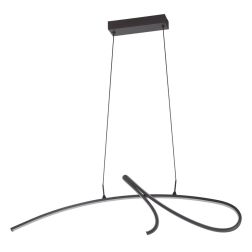 CARDONCITO LAMPADARIO A SOSPENSIONE NERO LED 20W LUCE CCT 2700-4000-6500K DESIGN MODERNO 2