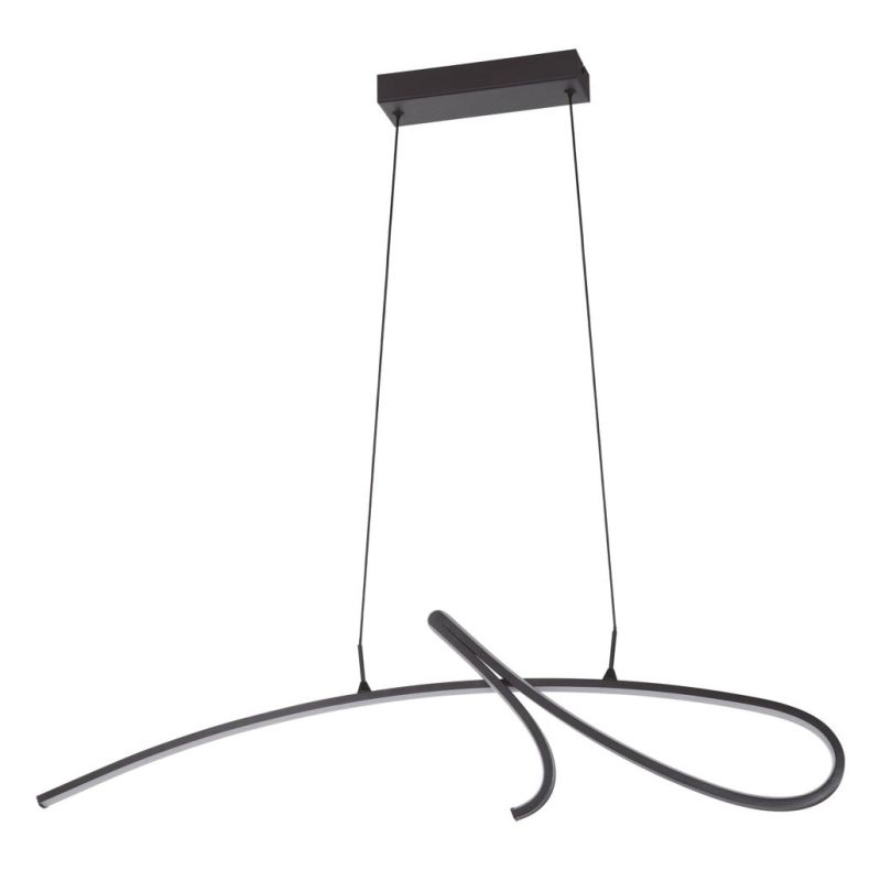 CARDONCITO LAMPADARIO A SOSPENSIONE NERO LED 20W LUCE CCT 2700-4000-6500K DESIGN MODERNO