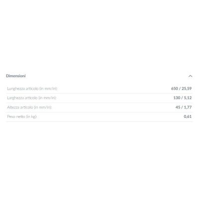 RONCADE 1 PLAFONIERA IN ACCIAIO COLORE NERO LED 21W LUCE 3000K MODERNA LUNGHEZZA 65 CM