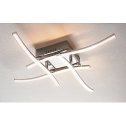 VALMORA LAMPADA DA SOFFITTO IN FINITURA CROMO LED 20,8W LUCE 3000K DESIGN MODERNO