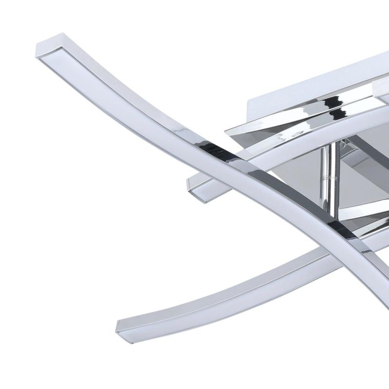 VALMORA LAMPADA DA SOFFITTO IN FINITURA CROMO LED 20,8W LUCE 3000K DESIGN MODERNO