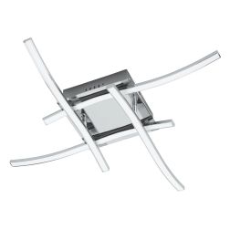 VALMORA LAMPADA DA SOFFITTO IN FINITURA CROMO LED 20,8W LUCE 3000K DESIGN MODERNO 2