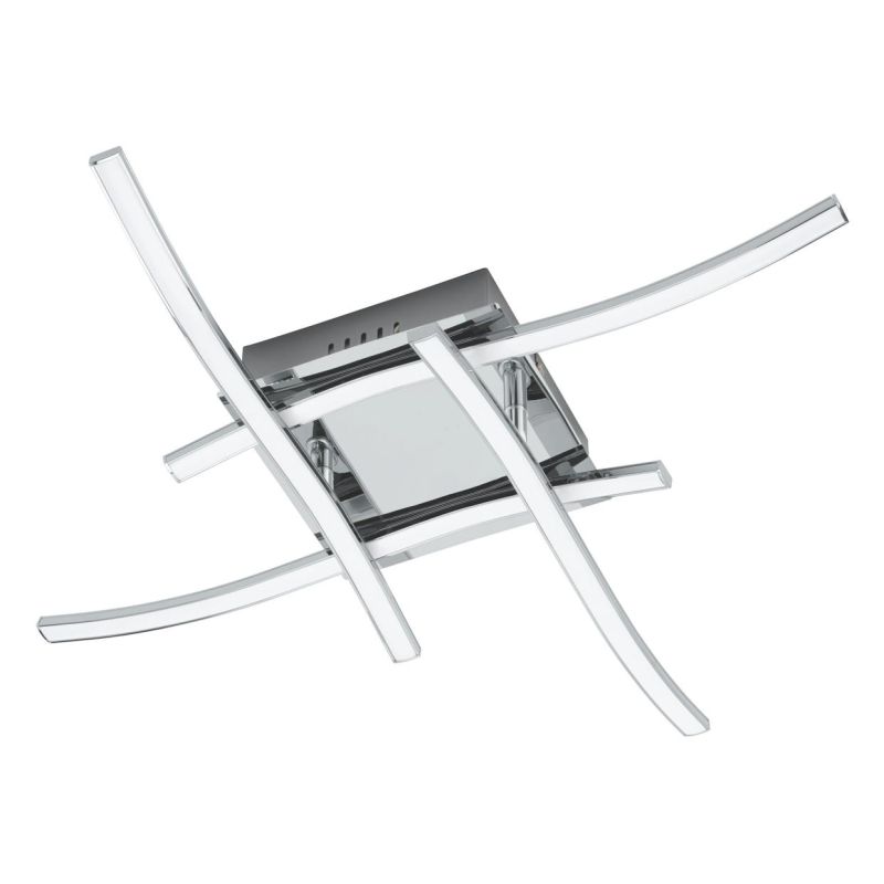 VALMORA LAMPADA DA SOFFITTO IN FINITURA CROMO LED 20,8W LUCE 3000K DESIGN MODERNO