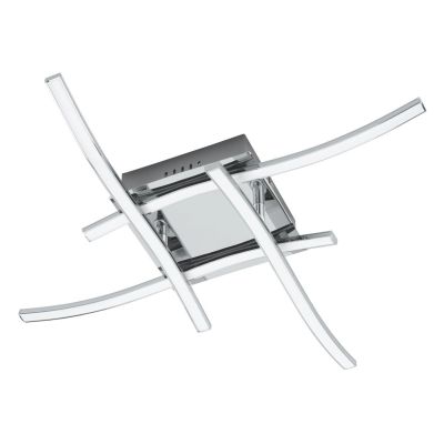 VALMORA LAMPADA DA SOFFITTO IN FINITURA CROMO LED 20,8W LUCE 3000K DESIGN MODERNO
