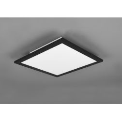 ALPHA PLAFONIERA APPLIQUE QUADRATA CM 30X30 LED 13,5W LUCE 3000K NERA O ALLUMINIO MODERNA RL - Cristalensi Shop Online 2