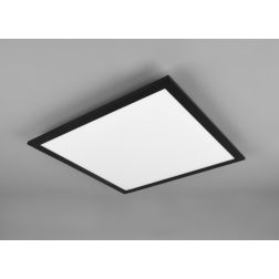 ALPHA PLAFONIERA APPLIQUE QUADRATA CM 45X45 LED 18W LUCE 3000K NERA O ALLUMINIO MODERNA RL - Cristalensi Shop Online 2
