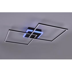 ARRIBO PLAFONIERA NERA O ALLUMINIO LED 35W LUCE 3000K DIMMERABILE RGB CON TELECOMANDO RL - Cristalensi Shop Online