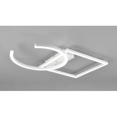 PIVOT PLAFONIERA LED 23,5W LUCE 3000K o 4000K DIMMERABILE 3 COLORI MODERNA GIREVOLE RL - Cristalensi Shop Online