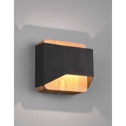 ARINO PICCOLA APPLIQUE IN LEGNO E METALLO 2 COLORI LED 4,3W LUCE 3000K DIMMERABILE MODERNA TRIO LIGHTING - Cristalensi Shop Onli