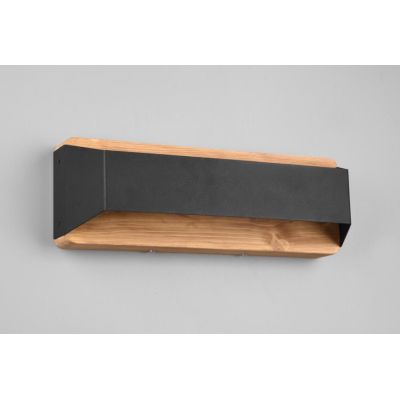 ARINO APPLIQUE RETTANGOLARE IN LEGNO E METALLO 2 COLORI LED 13,5W LUCE 3000K DIMMERABILE MODERNA TRIO LIGHTING - Cristalensi Sho