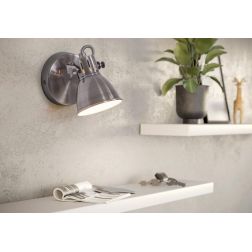 SERAS FARETTO SPOT 1 LUCE ORIENTABILE IN METALLO BIANCO,NERO,ORO E NICHEL LAMPADINA ATTACCO GU10