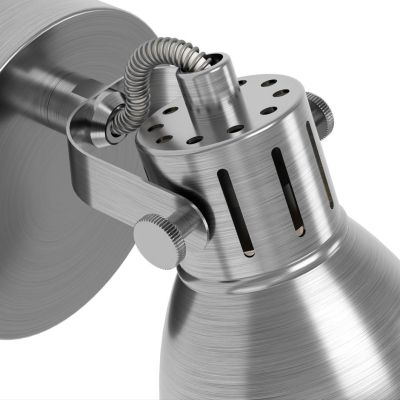 SERAS FARETTO SPOT 1 LUCE ORIENTABILE IN METALLO BIANCO,NERO,ORO E NICHEL LAMPADINA ATTACCO GU10