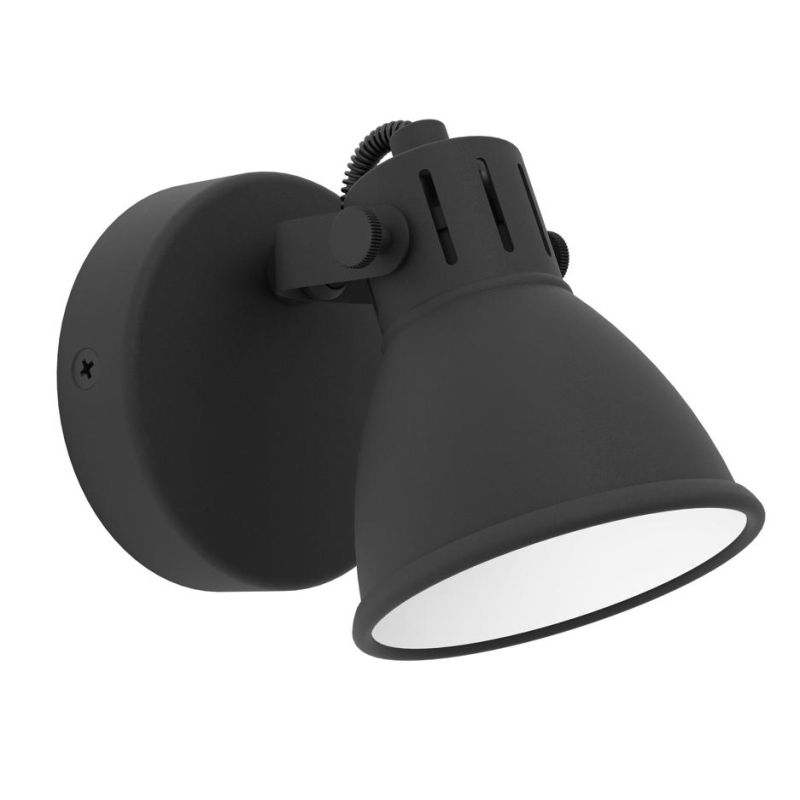 SERAS FARETTO SPOT 1 LUCE ORIENTABILE IN METALLO BIANCO,NERO,ORO E NICHEL LAMPADINA ATTACCO GU10