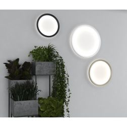 PLANA APPLIQUE PLAFONIERA 3 MISURE BI-EMISSIONE LED INTEGRATO LUCE CCT 3000K-3500K-4000K IN 3 COLORI