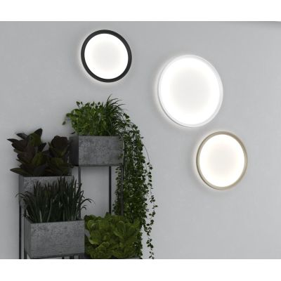 PLANA APPLIQUE PLAFONIERA 3 MISURE BI-EMISSIONE LED INTEGRATO LUCE CCT 3000K-3500K-4000K IN 3 COLORI