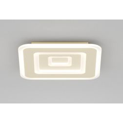 ZOOM APPLIQUE PLAFONIERA QUADRATA 3 MISURE LED INTEGRATO LUCE CCT 3000K-3500K-4000K IN 2 COLORI MODERNA 2