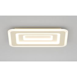 ZOOM APPLIQUE PLAFONIERA RETTANGOLARE 2 MISURE LED INTEGRATO LUCE CCT 3000K-3500K-4000K IN 2 COLORI MODERNA 2