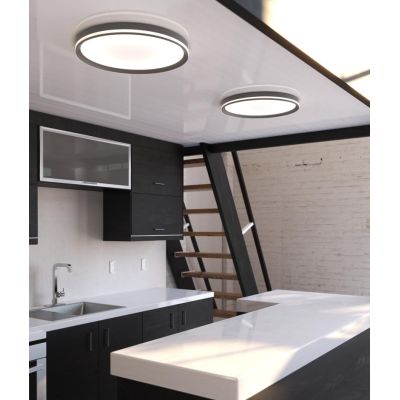 AERA APPLIQUE PLAFONIERA 3 MISURE BI-EMISSIONE LED INTEGRATO LUCE CCT 3000K-3500K-4000K IN 3 COLORI