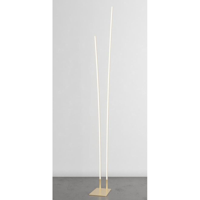 KAWAII PIANTANA LINEARE LED 48W LUCE CCT 3000K-4000K DIMMERABILE NERA O ORO DESIGN MODERNO