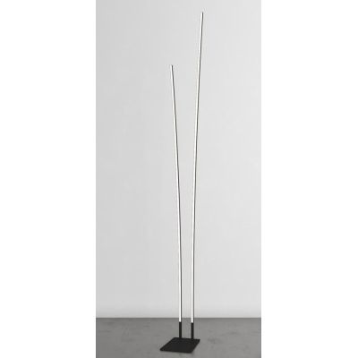 KAWAII PIANTANA LINEARE LED 48W LUCE CCT 3000K-4000K DIMMERABILE NERA O ORO DESIGN MODERNO