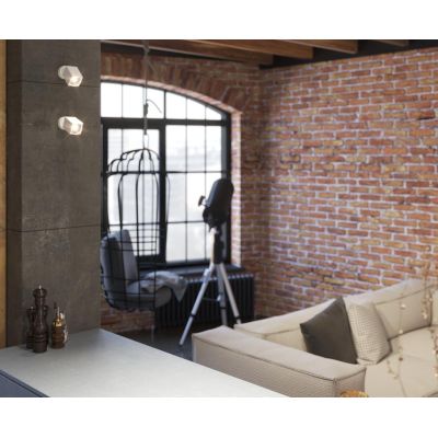 KIBO FARETTO QUADRATO DA SOFFITTO O PARETE ORIENTABILE METALLO 3 COLORI LAMPADINA ATTACCO GU10