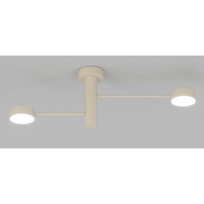OCTOPUS APPLIQUE PLAFONIERA 2 LUCI ORIENTABILE IN 3 COLORI DESIGN MODERNO LAMPADINE ATTACCO GX53