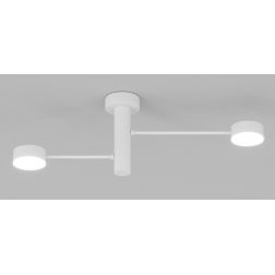 OCTOPUS APPLIQUE PLAFONIERA 2 LUCI ORIENTABILE IN 3 COLORI DESIGN MODERNO LAMPADINE ATTACCO GX53