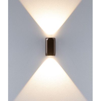 CRISP APPLIQUE IN ALLUMINIO 4 COLORI BI-EMISSIONE LED 7,5W LUCE 2700K E 3000K DIMMERABILE MODERNA