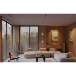 CRISP PLAFONIERA IN ALLUMINIO 4 COLORI LED 10,5W LUCE CCT 2700K-3000K DIMMERABILE PICCOLA MODERNA 2