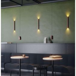 CRISP LAMPADA DA PARETE A LED IN 2 MISURE BI-EMISSIONE LUCE 2700K E 3000K DESIGN MODERNO 4 COLORI