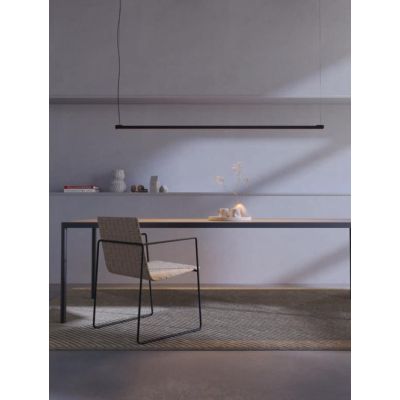 CRISP SOSPENSIONE LINEARE A LED 3 MISURE ALLUMINIO 3 COLORI LUCE 2700K-3000K DIMMERABILE MODERNA