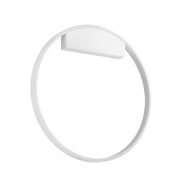 FEBE APPLIQUE ROTONDA D60 CM LED 37W LUCE INDIRETTA  3000K-4000K DIMMERABILE ALLUMINIO 3 COLORI MODERNA 2