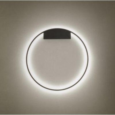 FEBE APPLIQUE ROTONDA D60 CM LED 37W LUCE INDIRETTA  3000K-4000K DIMMERABILE ALLUMINIO 3 COLORI MODERNA