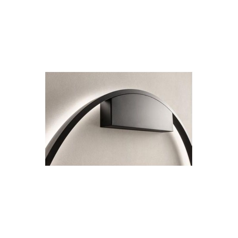 FEBE APPLIQUE ROTONDA D80 CM LED 50W LUCE INDIRETTA  3000K-4000K DIMMERABILE ALLUMINIO 3 COLORI MODERNA
