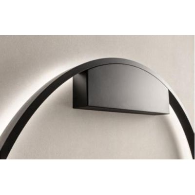 FEBE APPLIQUE ROTONDA D80 CM LED 50W LUCE INDIRETTA  3000K-4000K DIMMERABILE ALLUMINIO 3 COLORI MODERNA