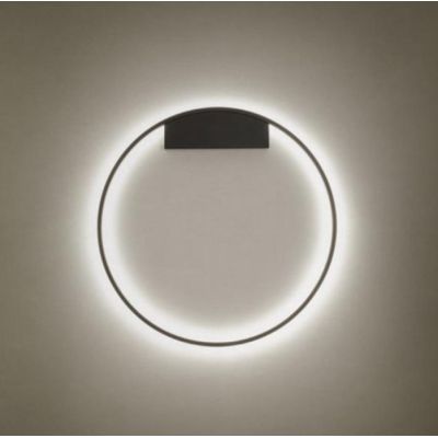 FEBE APPLIQUE ROTONDA D80 CM LED 50W LUCE INDIRETTA  3000K-4000K DIMMERABILE ALLUMINIO 3 COLORI MODERNA