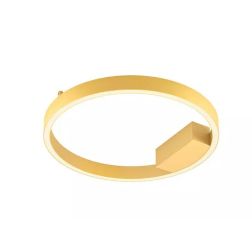 FEBE LAMPADA DA PARETE O SOFFITTO D40 CM LED 24W LUCE 3000K-4000K DIMMERABILE ALLUMINIO 3 COLORI