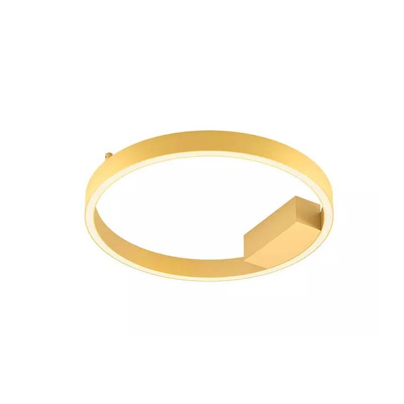 FEBE LAMPADA DA PARETE O SOFFITTO D40 CM LED 24W LUCE 3000K-4000K DIMMERABILE ALLUMINIO 3 COLORI