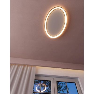 NOBU APPLIQUE PLAFONIERA A LED 3 MISURE CCT 3000K-4000K LUCE DIRETTA E INDIRETTA DIMMERABILE ALLUMINIO 3 COLORI
