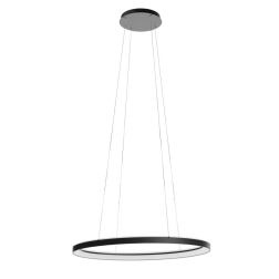 NOBU SOSPENSIONE A LED OVALE 3 MISURE CCT 3000K-4000K LUCE DIRETTA E INDIRETTA DIMMERABILE ALLUMINIO 3 COLORI 2